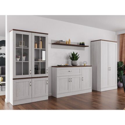 Set living Melody mobila sufragerie 10 pal melaminat 16 mm L 358 x A 56 x H 200 cm