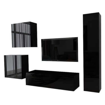 MDF Negru Lucios