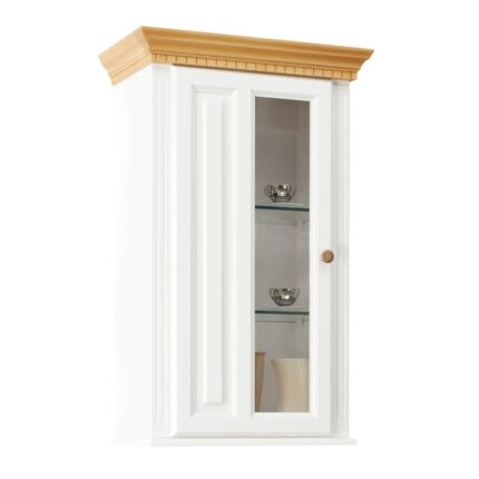 Vitrina suspendata Luxus lemn masiv 59.8x38x98cm