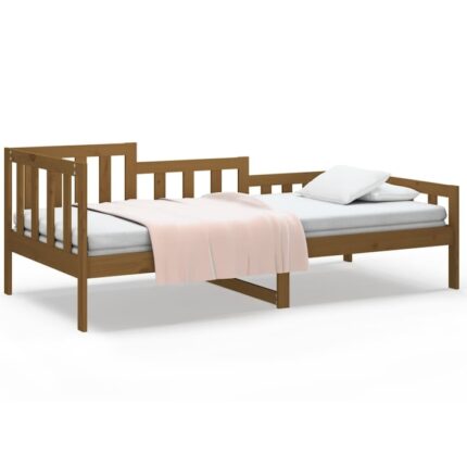 Sezlong din lemn de pin, zakito europe, 193,5x96x68,5 maro miere