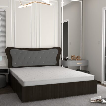 Pat Dante Magia cu Tapiterie Gri 160 cm x 200 cm