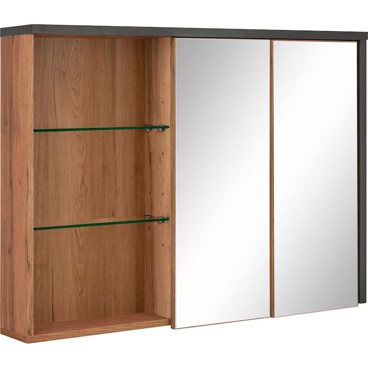 Corp mobila cu oglinda 80cm lemn masiv