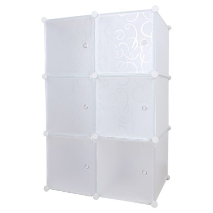 Dulap modular alb Zerus 75x46x111 cm