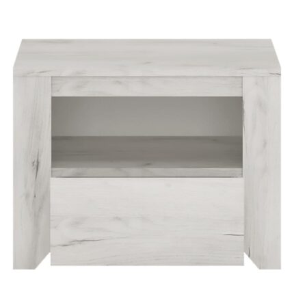 Noptiera din mdf alb craft Angel 49x49x38 cm