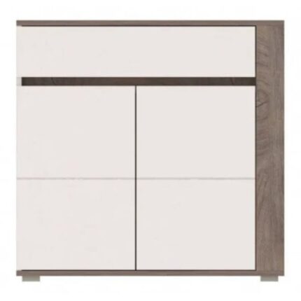 Comoda Ares 2D1S alb 104x85x40