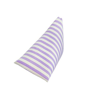 Husa pentru Bean Bag Butterfly, panza/bumbac, violet/alb, 76,2 x 127 x 88,9 cm