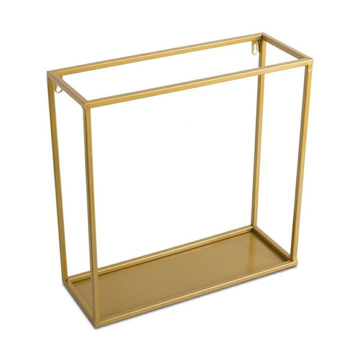 Raft de perete Loft metal aur 40 cm Raft de perete Loft metal aur 40 cm