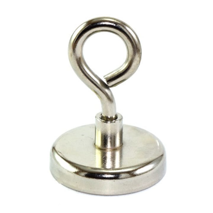 Magnet fishing D42mm carlig inelar neodim puternic forta peste 40Kg