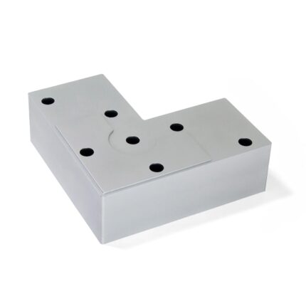 Picior Mobila Alumix 120x120x24mm Aluminiu PVC