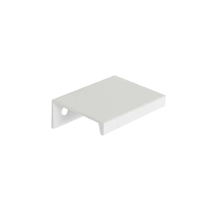 Maner mobilier modern alb mat C 32mm / L 50mm