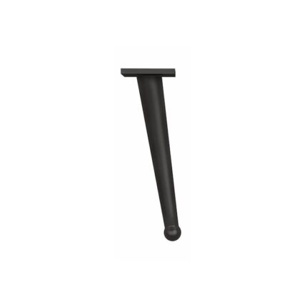 Picior Mobila Bone 650 mm Negru Mat