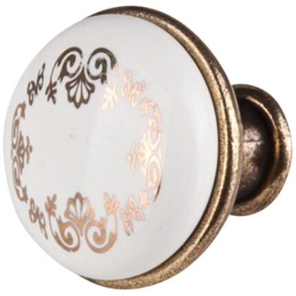 Buton pentru mobilier Ceramic Retro Evotools