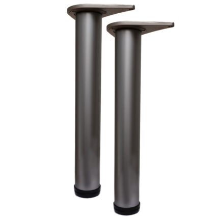 Set 2x Picior pentru Masa de Birou Reglabil Superioara 60mm 870mm Aluminiu
