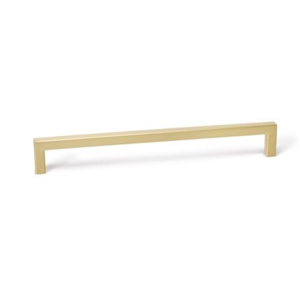 Maner pentru mobilier U alama periata L:328.5 mm
