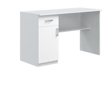 Birou calculator E05 Alb 120x76.5x60 cm
