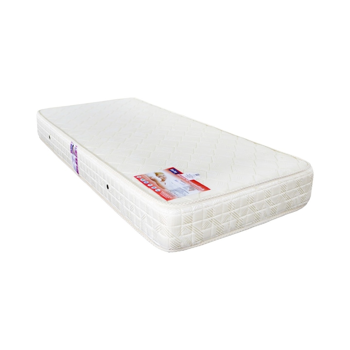 Set Saltea SuperOrtopedica Saltex 90x200 cm + Husa cu elastic