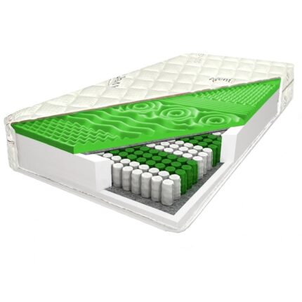 WEBTEX-1 Zeus husa Tencel 180x200x19 cm Cu arcuri individuale Masaj fermitate Medie