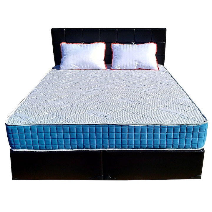 Set Saltea Memory Foam 160x200x23 cu 2 perne microfibra 50x70 Axon