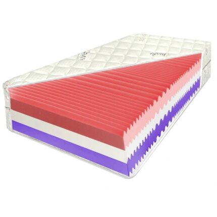 WEBTEX-1 Trio husa Lavender 120x190x22 cm Spuma poliuretanica fermitate Medie