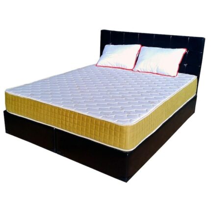 Set Saltea Pocket Spring 180x200x24 cu 2 perne microfibra 50x70 Axon