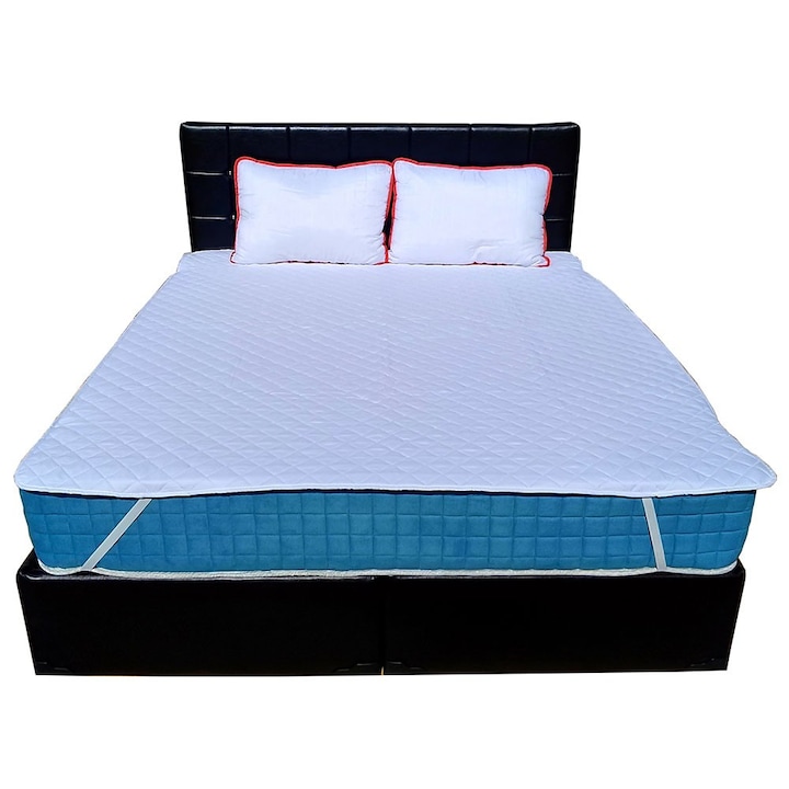 Set Saltea Memory Foam 140x200x23 cu 2 perne microfibra 50x70 si Husa hipoalergenica Axon