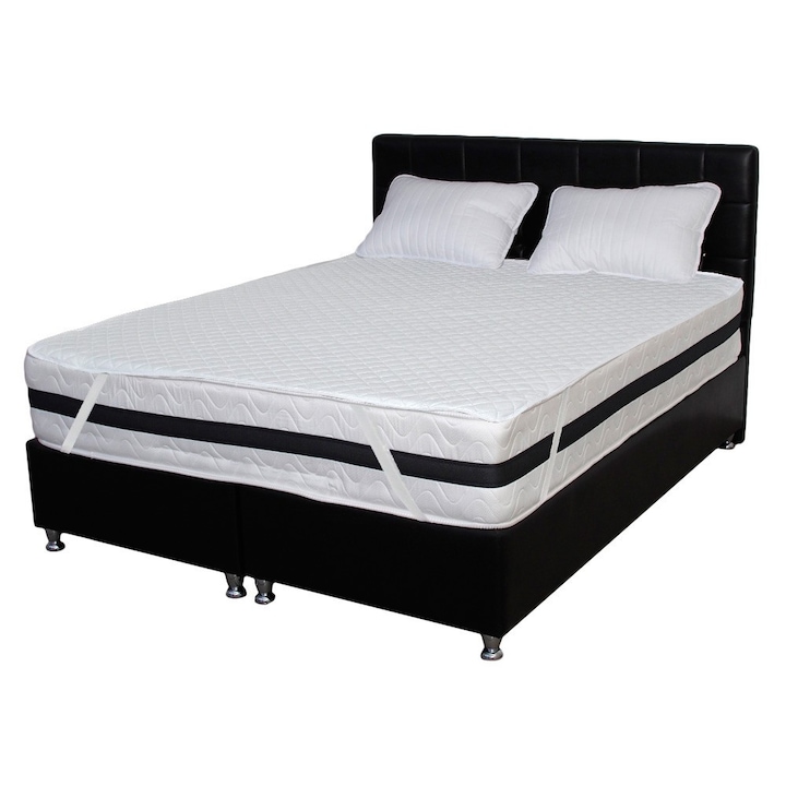 Set Saltea Forte Super Ortopedic 160x200x30 cu 2 perne microfibra 50x70 si Husa hipoalergenica