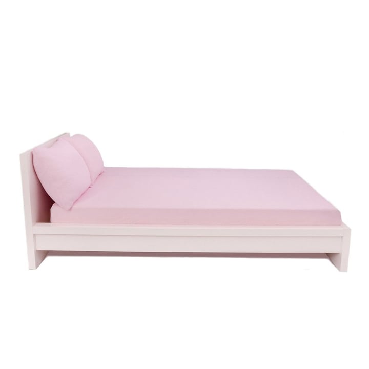 Set protectie saltea 160 x 200 cm bumbac tip frotir + 2 fete de perna 50 x 70 cm