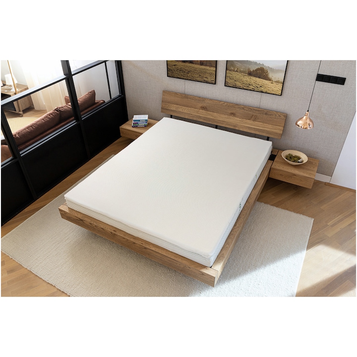 H8 4cm spuma poliuretanica+ 4 cm memory