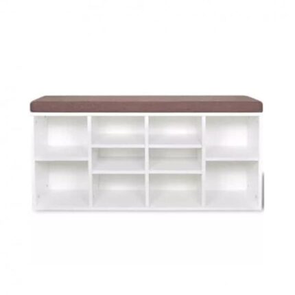 Bancuta pantofar fara usi alb BARTA mobdesign 100*48*30