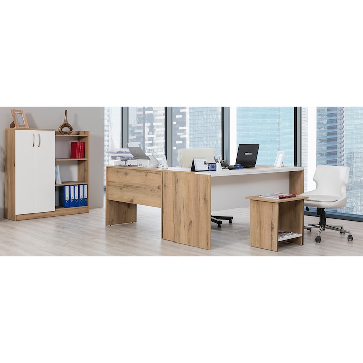 birou L 163.6x70