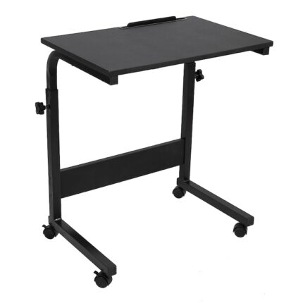Birou PC cu roti din metal negru Westa 60x40x90 cm