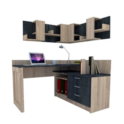 Ansamblu Birou Genarom Bob Stejar Sonoma / Decor 8509