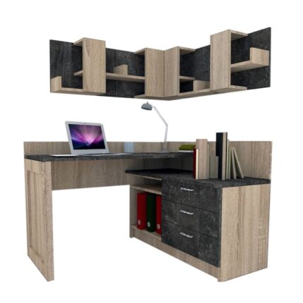 Ansamblu Birou Genarom Bob Stejar Sonoma / Decor 4299