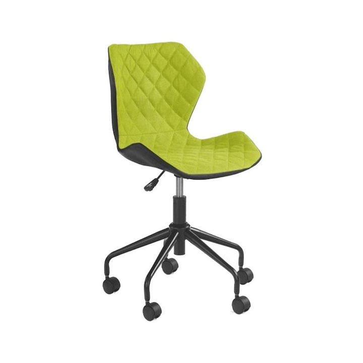 Scaun birou copii stofa verde AX Matei