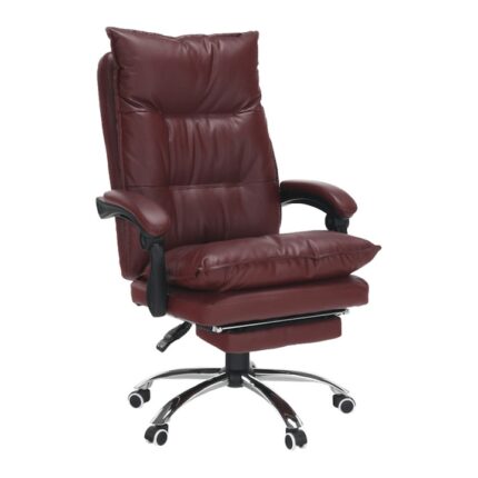 Scaun de birou piele ecologica bordo 68x77x105 cm Bavy