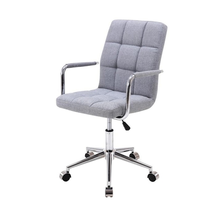 Scaun birou copii stofa gri AX Z022