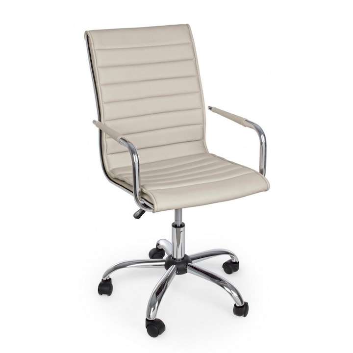 Scaun birou bej Perth 46x54x100 cm