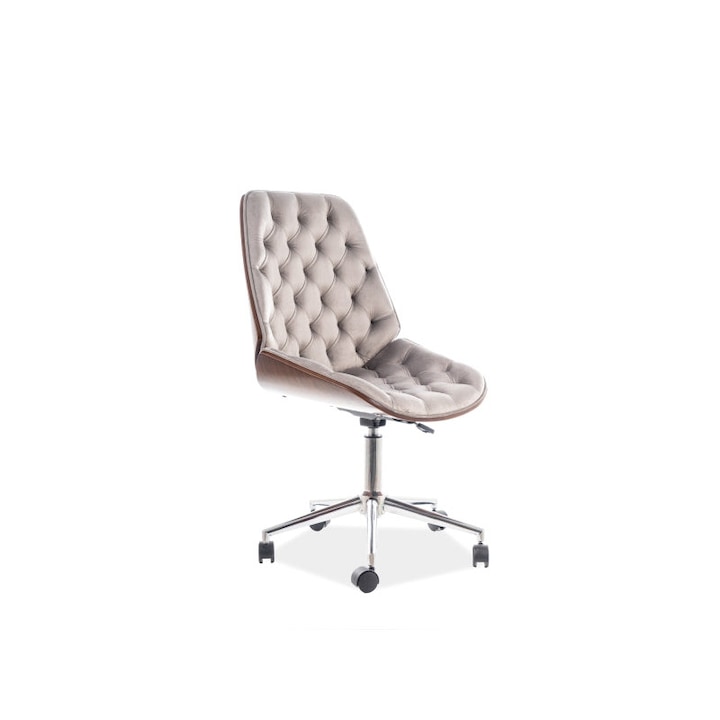 Scaun Birou ARIZONA VELVET GRI TAP. 181