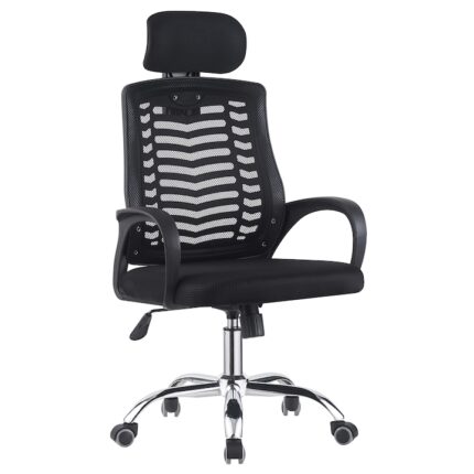 Scaun de birou negru Imela 60x60x122 cm