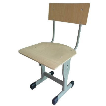 Scaun scolar reglabil metal-lemn 370x400xh460 mm UNIVERSAL 2 B4U