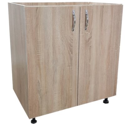 Masca Pentru Chiuveta cu 2 usi Sonoma 80x87x50 cm din Pal 18mm si cu Picioare Reglabile