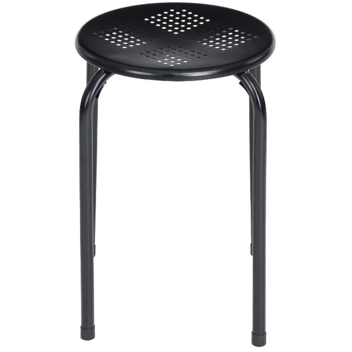 Rotund din metal cu picioare din metal