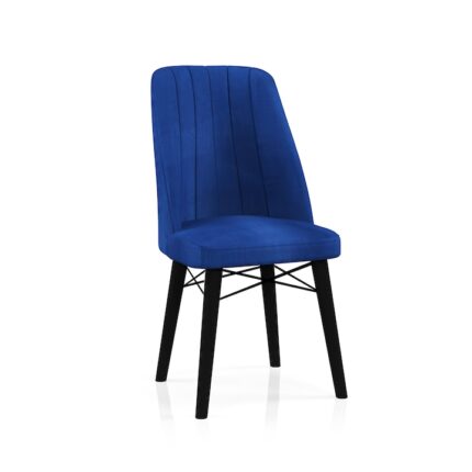 Scaun Babyface Madrid Albastru (picior negru) HAMAN