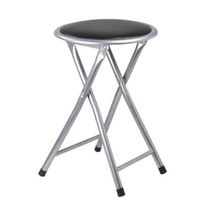 Set 2 Taburete pliabile din metal Asamblat pentru bucatarie sky
