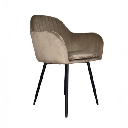 catifea Velvet gri maroniu taupe 56x82x55 cm Bavy