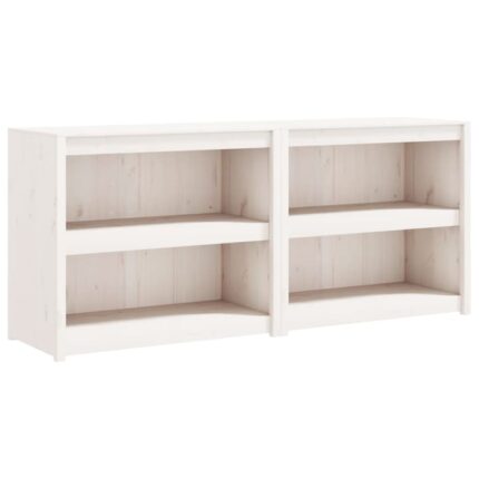 Set 2 dulapuri de gradina Zakito Europe, 106 x 55 x 92 cm, Lemn de pin, Alb