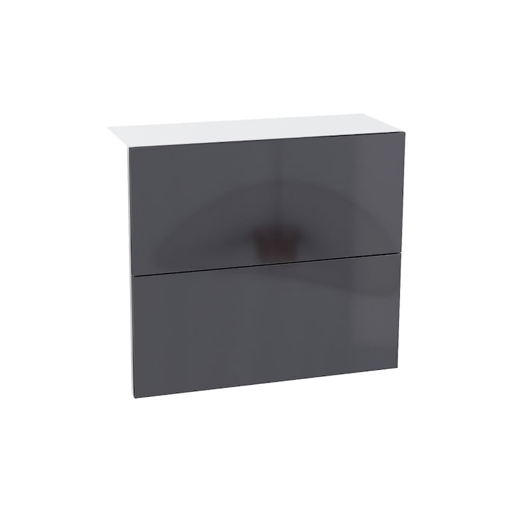 Corp superior VG 801 Estetic-silver MDF gri lucios 800x318x716 mm