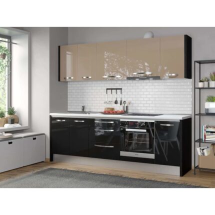 Negru Lucios/Capucino Lucios