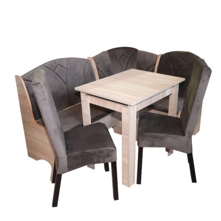 cu masa extensibila 80/120X60X78 si 2 scaune