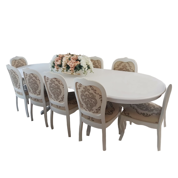 scaune tapitate model floral